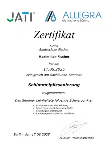 Roadshow Zertifikat - MFischer17062025